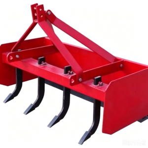 Tractor-mounted cabinet land scraper farm land leveling grading machine